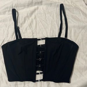 Victoria’s Secret Black Corset Top